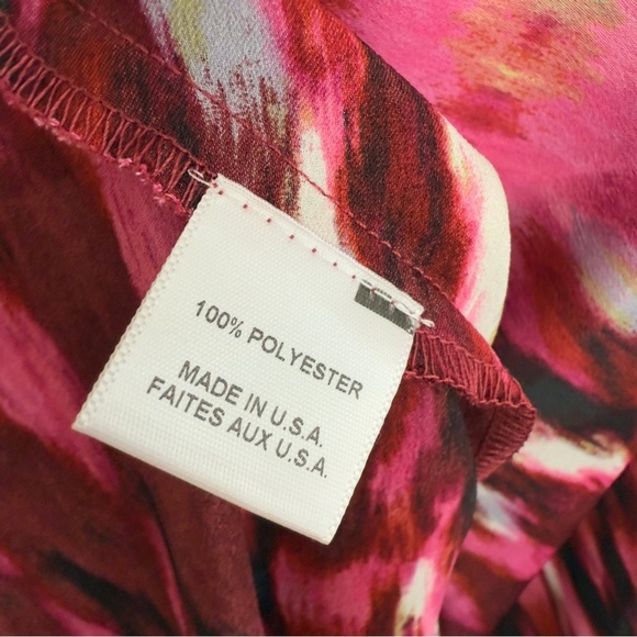 MISA Los Angeles Moa Cowl -Back Printed Satin slip Dress New With Tags Size: XS - Picture 9 of 9